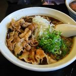 大津家 - 豚しゃぶブラック+背脂