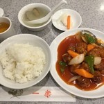 一楽 - 酢豚ランチ¥750 安い‼︎