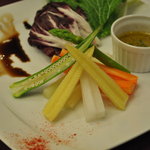 レストラン　客宝館 - 有機野菜のバーニャカウダ