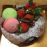 アトリエ フレシュール - ガトーショコラのクリスマスケーキ