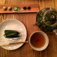 HIGASHIYA GINZA - 季節のお茶と和菓子セット1600円