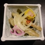 ホテルグリーンプラザ - 夕ご飯：酢の物(公魚の南蛮漬け)