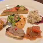 あるとれたんと - 2015/12/15　前菜　ピッツァランチ 1,800円