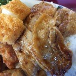 トン子 - イカフライと豚焼肉アップ【料理】 