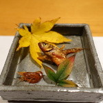 じどりや 穏座 - もろこの飴煮