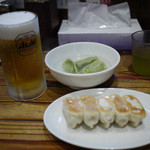 餃天堂 - 餃天堂セット＆生ビール～☆