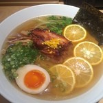 仙臺 自家製麺 こいけ屋 - 厚切りチャーシューとかぼ塩そば800円