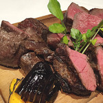 マンゾーントラットリア - 近江牛盛り合わせ