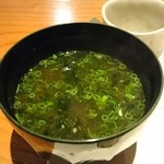 こふく - 赤だし。