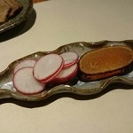 こふく - からすみ炙り。