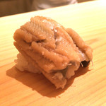 鮨 あらい - 2015/12夜_にぎり⑭穴子（塩）