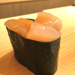 鮨 あらい - 2015/12夜_にぎり⑬小柱の軍艦