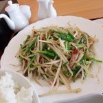 台湾料理 粛仙美食亭 - 本日のランチ（ニラレバ炒め）2