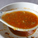 出雲翠苑 - スープは冷し中華に坦々麺のエキスが入ったイメージ