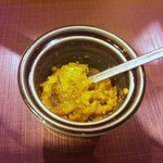 中華そば おさみ - このスープの薬味は、柚子胡椒が合います