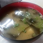 お食事処江戸一 - みそ汁の旨い事