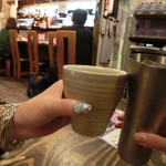 あぷちゃ - ＜2015年12月＞冷たいので乾～杯★彼女は？私はフリージングハイボール550円。