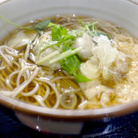 板前心 菊うら - 玉子とじ牡蠣蕎麦