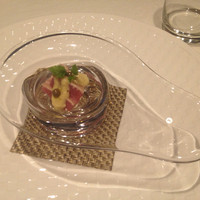 RISTORANTE YAGI - メニューにない小さな前菜 マグマ