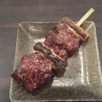 環七ラーメン 周麺 - 牛ハラミ串