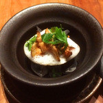 アカ - 蛤と菊芋の焼物(2015/12月撮影)
