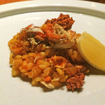 アカ - コッペ蟹のパエリヤ(2015/12月撮影)