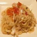 Bar de Espana Mon - サーモンとフレッシュトマトの冷製パスタ