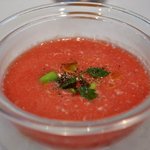 ル　ピニョン - トマトのガスパチョ