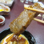 厚切りの伊万里牛はとっても柔らかく美味♪