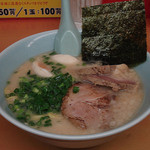 山岡家 - プレミアム塩とんこつ＋炙り＋チャーシュー2枚