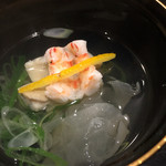 みつ林 - 牡蠣の真丈、車海老と白キクラゲ