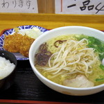 いのよし - 2015年12月　塩ラーメン大盛りAセット