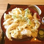 Miejin - 海鮮かき揚げ丼。