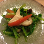 うを徳 - 岩手産天然椎茸と京壬生菜と京人参