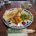 カフカ - ｢モーニングセット(洋食)｣です。