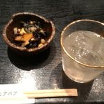 Robata Jin - つきだしとゆず酒