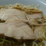 ふくろう - 追いはまぐり中華そば正油・1180円　大盛り・100円