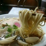 ふくろう - 追いはまぐり中華そば正油・1180円　大盛り・100円