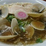 ふくろう - 追いはまぐり中華そば正油・1180円　大盛り・100円