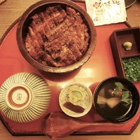しら河 浄心本店 - ”上ひつまぶし” 2,960円（税込）+ きも吸 220円。
