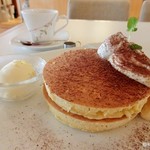 Leaf Tea Cafe HIKARI - ティラミス風パンケーキ