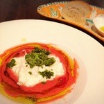 ピッツェリア・トラットリア・ラ・コッタ - ブッラータのカプレーゼ