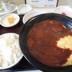 四川中華 ながを - 天津飯、カレー相乗り