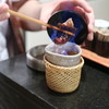 とく山 - ドリンク写真:フグヒレ酒、火をつけて