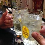 フリーダム ロード - H.27.12.25.夜 角ハイボール 350円 vs 角ハイボール 350円 de 乾杯♪