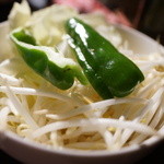 Hokkaidou Jingisukan Youniku Semmonten Namose - セット野菜