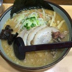 白樺山荘 - みそチャーシュー麺