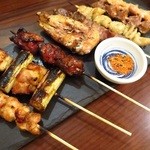 八十八商店 炎 - 焼き鳥盛り合わせ
