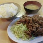 かんだ食堂 - 生姜焼き定食