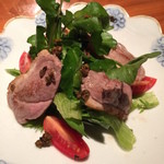 やわら木 - 埼玉県産の鴨と旬菜のサラダです。